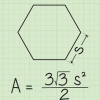 Calcular el área de un hexágono