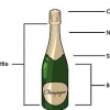 Abriendo una botella de champán con una espada