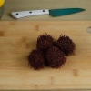 Comiendo un rambutan