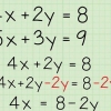 Resolver sistemas de ecuaciones con dos variables