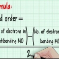 Cálculo del orden de enlace en química