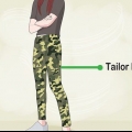 Estilo de pantalones de camuflaje