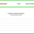 Eliminar una cuenta de doordash