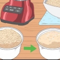 Preparando un baño de avena