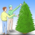 Cuidar un árbol de navidad