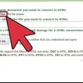 Convertir un documento de word a html