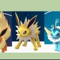 Eevee evoluciona en todas sus evoluciones