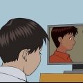 Actuando como shinji ikari