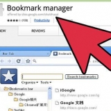 Organizar marcadores en chrome