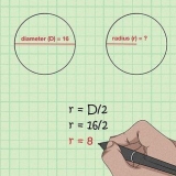 Calcular el radio de una esfera