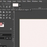 Dibujar un círculo en gimp