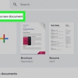 Crear un documento de google