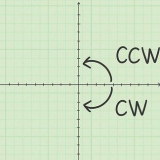 Girar una forma matemática