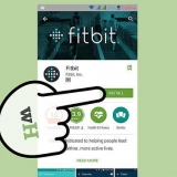 Uso del panel de fitbit