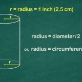 Calcular el volumen de un cilindro