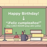 Felicitar a alguien en ingles