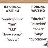 Evitar la escritura informal en inglés