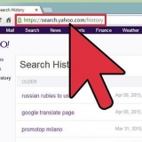 Limpia tu historial en yahoo