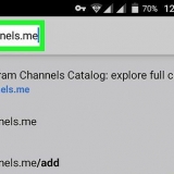 Únete a un canal de telegram en android