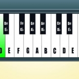 Aprender notas en un piano o teclado