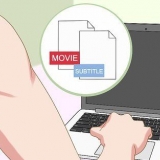 Agregar subtítulos a una película