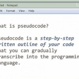 Escribir pseudocódigo