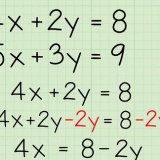 Resolver sistemas de ecuaciones con dos variables