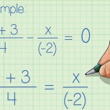 Resolver ecuaciones con fracciones