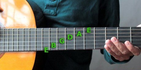 Aprende todas las notas de una guitarra