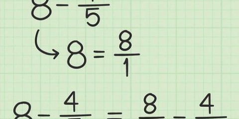 Restar fracciones de números enteros