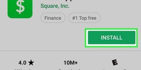 Uso de la aplicación cash en android