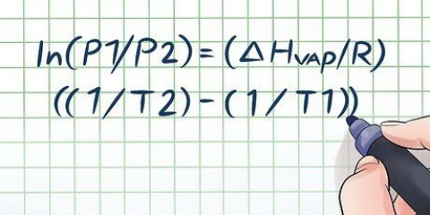 Calcular la presión de vapor