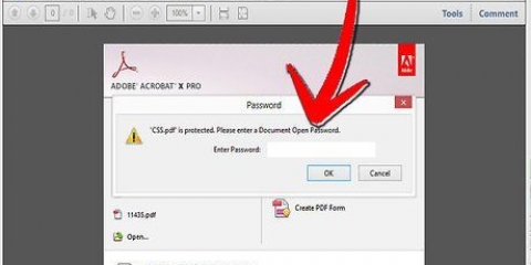 Restricción de un archivo pdf protegido