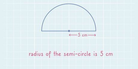 Encontrar el área de un semicírculo