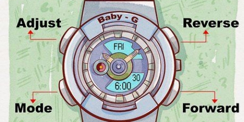 Cómo poner la hora en un reloj baby g