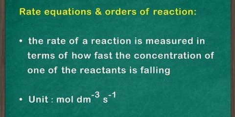 Determinación del orden de una reacción