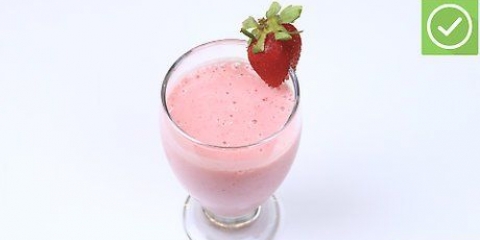 Hacer un batido de fresa