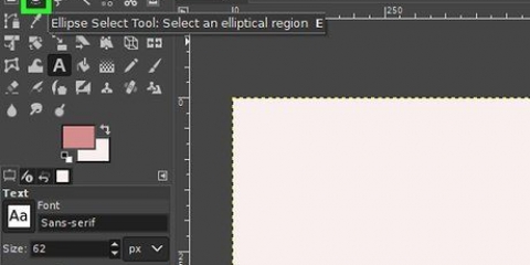 Dibujar un círculo en gimp