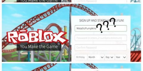 Elegir un nombre de usuario para roblox