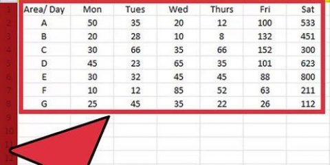 Crear un gráfico en excel