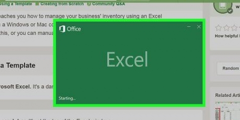 Crear una lista de inventario en excel