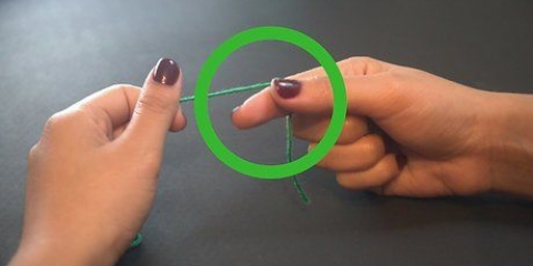 Tejer una cadena a crochet