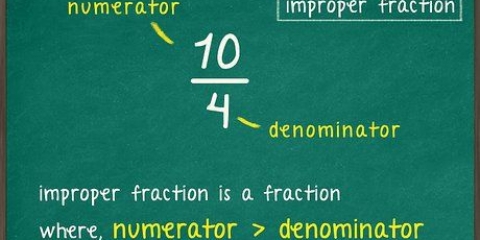 Simplificando una fracción impropia