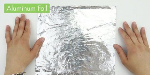 Hacer una pipa con papel de aluminio