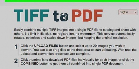 Convertir un tiff a un pdf