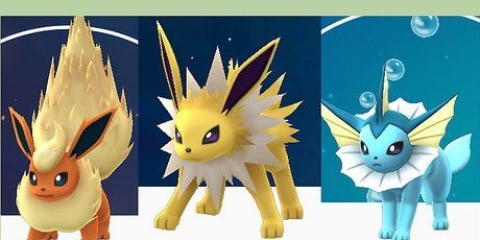 Eevee evoluciona en todas sus evoluciones