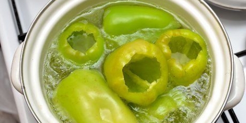 Hacer pimientos rellenos