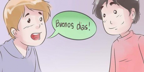 Decir buenos días en español