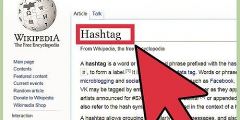 Uso de hashtags en twitter