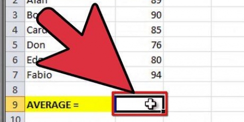 Cómo calcular la media y la desviación estándar en excel 2007